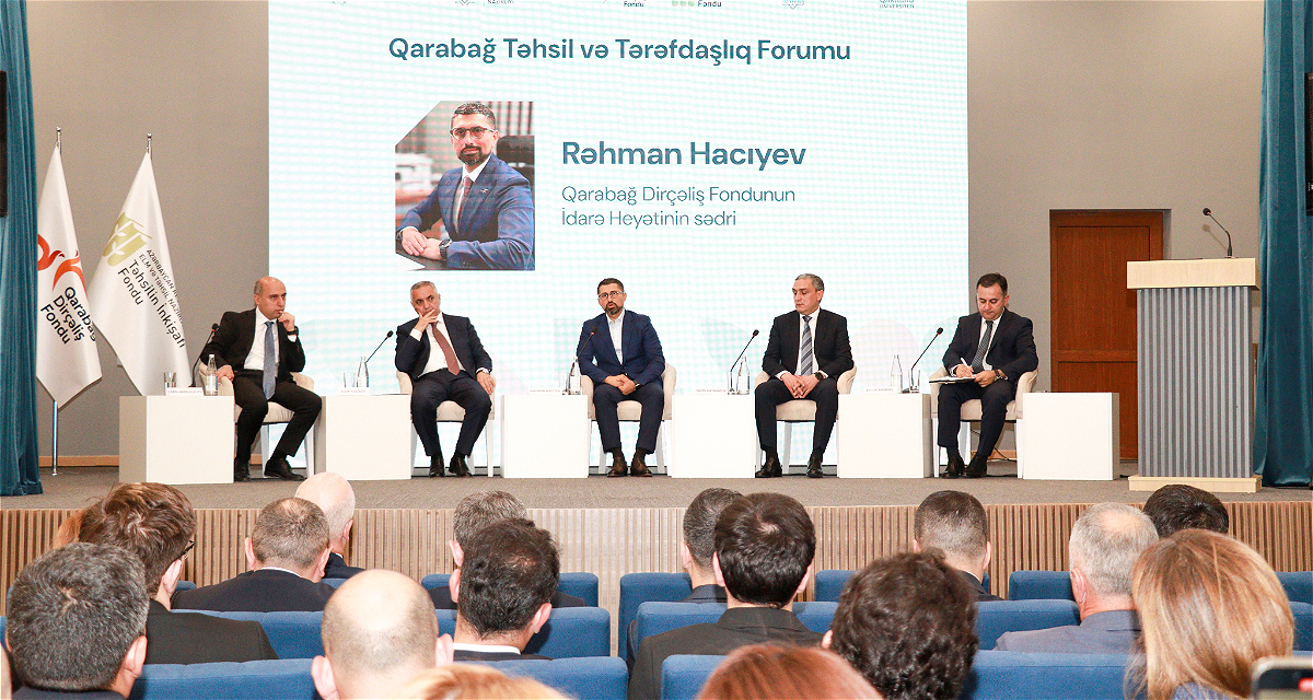 Xankəndidə “Qarabağ Təhsil və Tərəfdaşlıq Forumu” keçirilib
