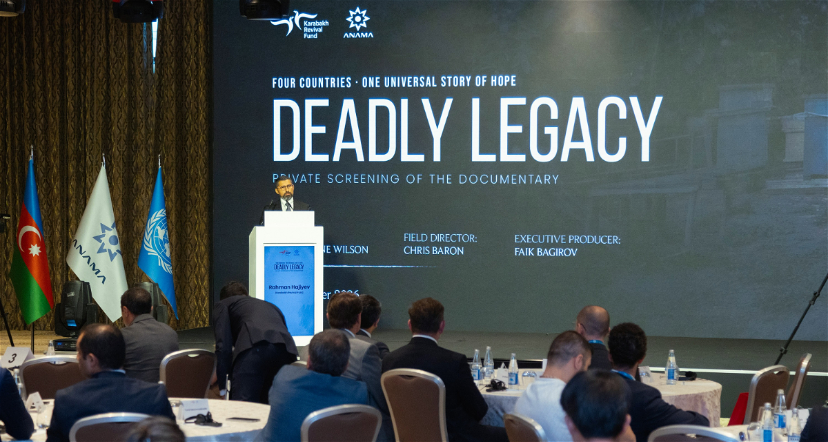 Karabakh Revival Fund holds first private screening of the Deadly Legacy documentary