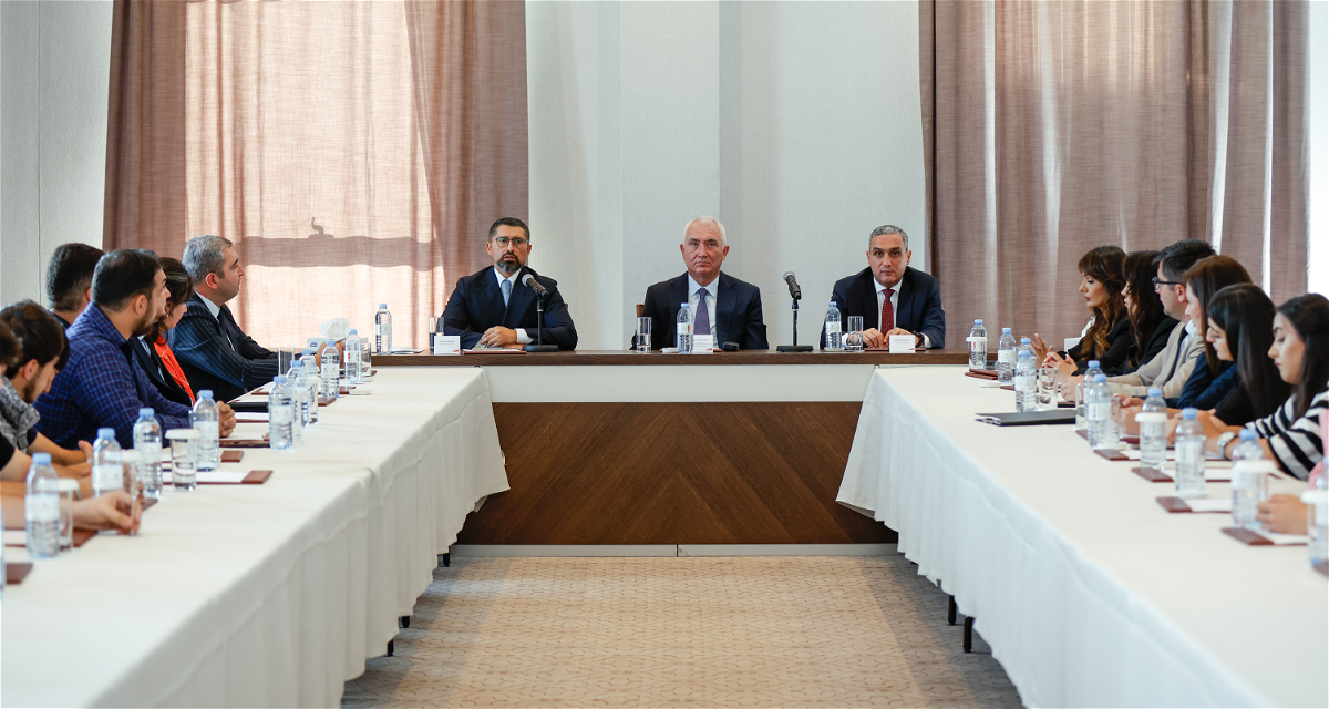 KRF and Special Representative of the President of the Republic of Azerbaijan meet with students of Garabagh University in Lachin