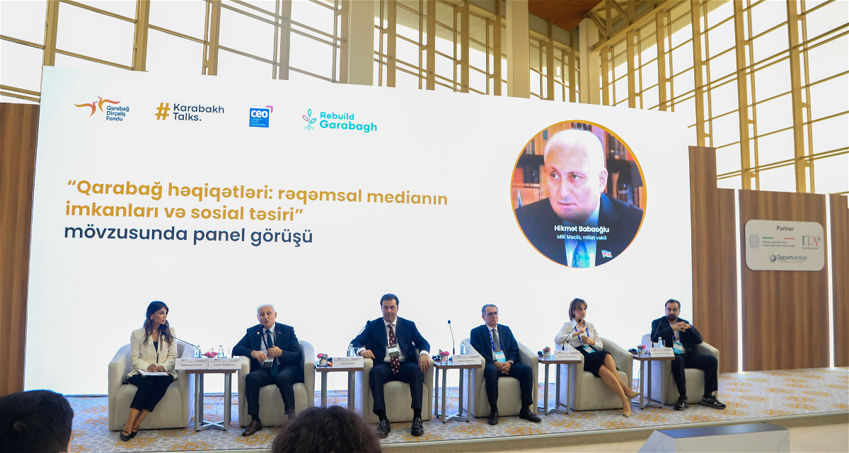 “Qarabağ həqiqətləri: rəqəmsal medianın imkanları və sosial təsiri” mövzusunda panel görüşü keçirilib