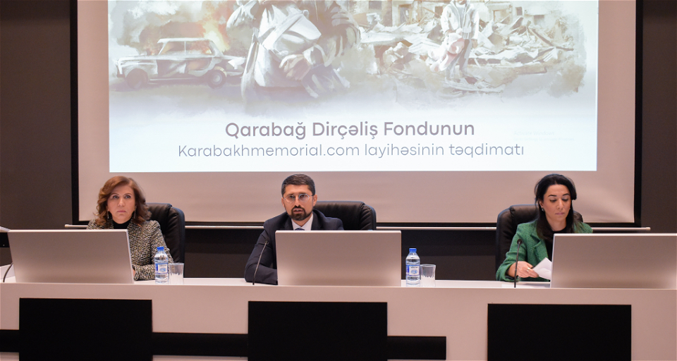 “KarabakhMemorial.com” internet-resursunun təqdimat mərasimi keçirilib - FOTO - VİDEO