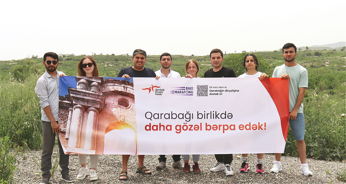 The Karabakh Revival Foundation organized a trip to the area designated for the "Marathon Garden" to be established