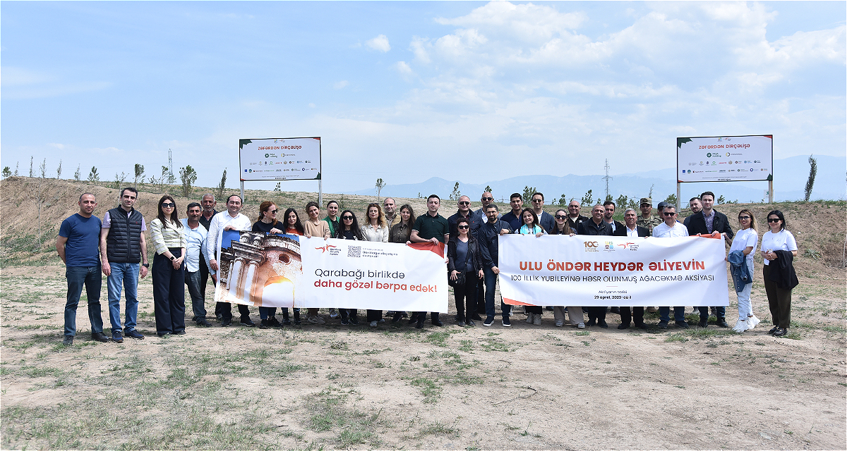 The completion of the afforestation project comprising 30,000 trees in Zangilan with the support of the Karabakh Revival Fund has been finalized