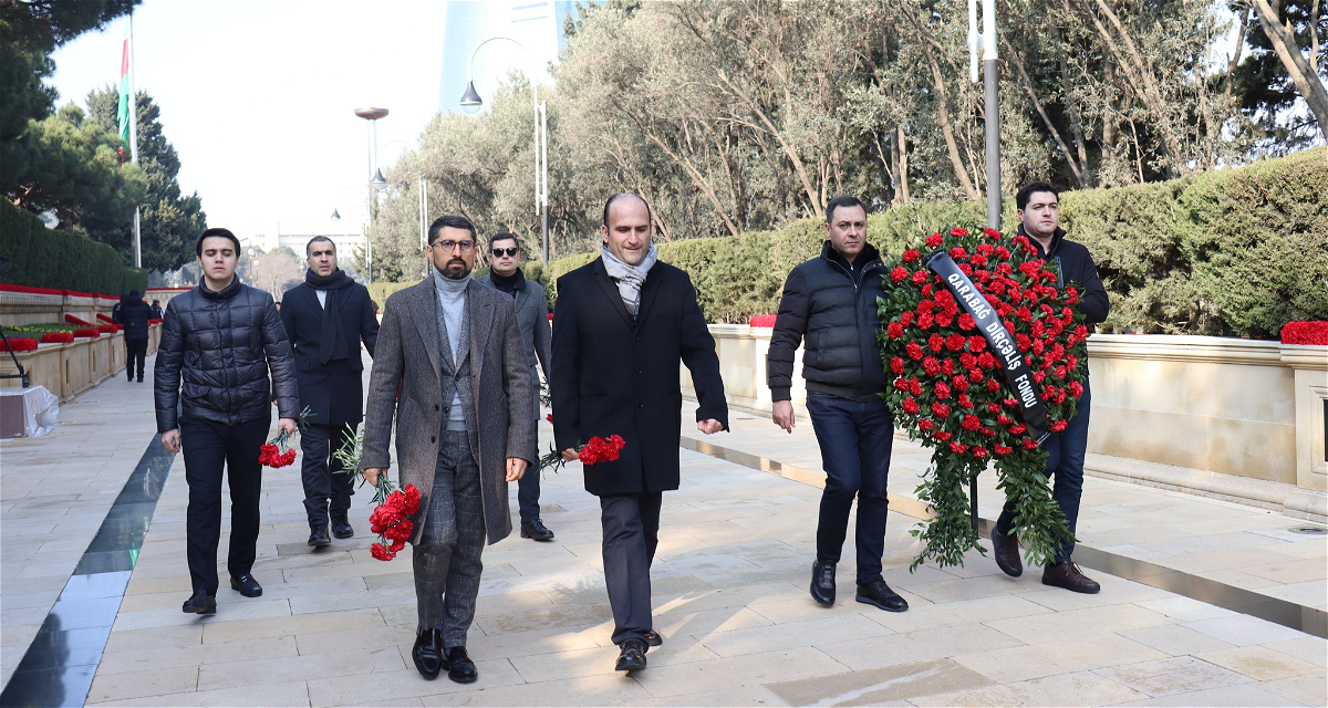 The team of the Karabakh Revival Fund visited the Martyrs’ Alley