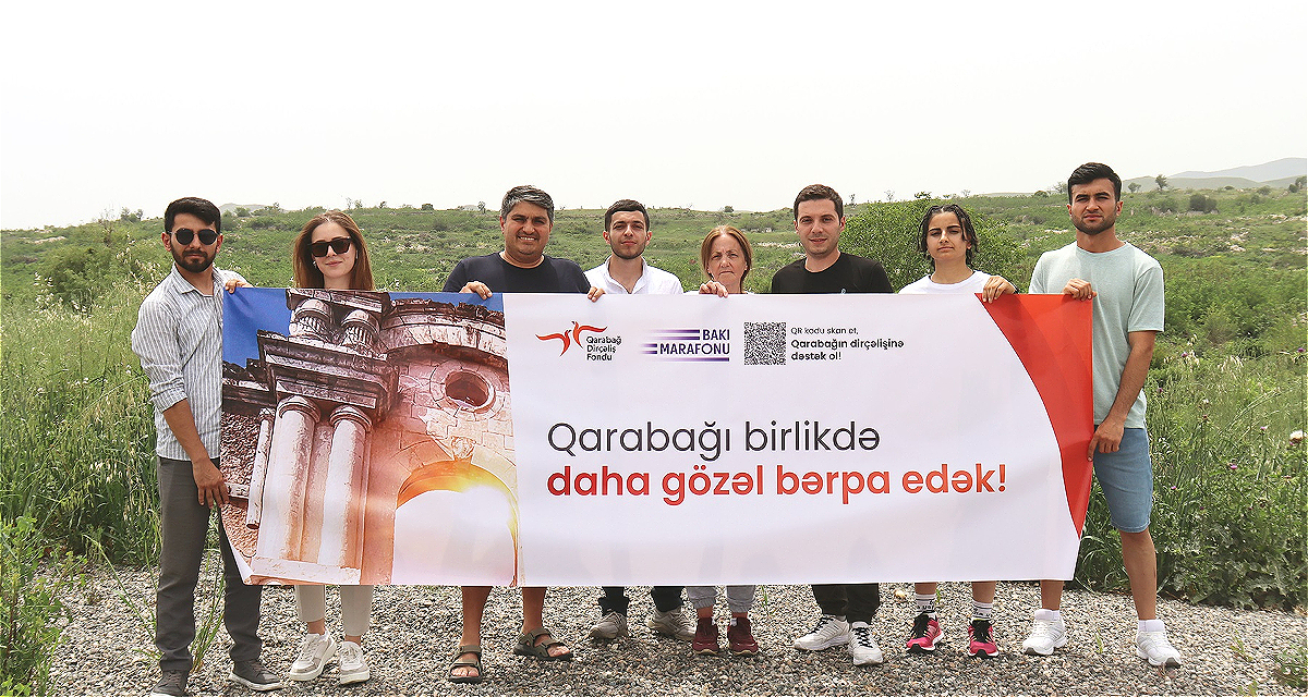 The Karabakh Revival Foundation organized a trip to the area designated for the "Marathon Garden" to be established