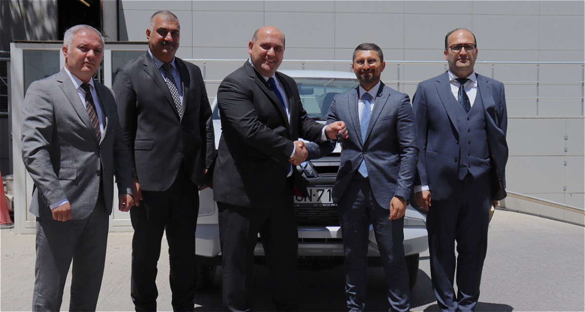 Through the Karabakh Revival Fund's facilitation, a vehicle was donated to the Special Representation of the President of Azerbaijan for the Economic Region of Karabakh