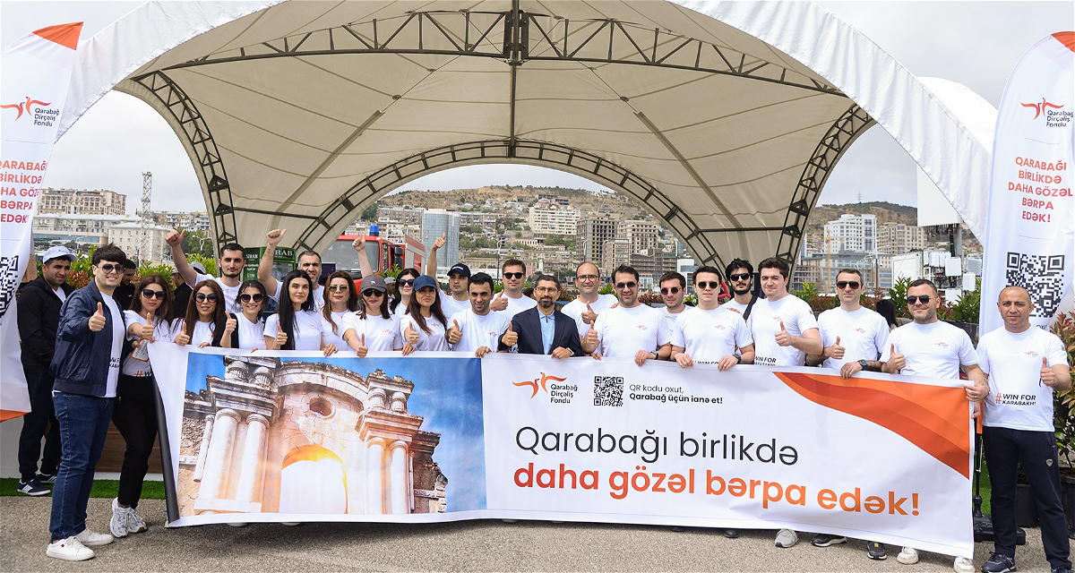 Qarabağ Dirçəliş Fondunun Bakı Marafonundakı yaşıl pavilyonu böyük maraqla qarşılanıb