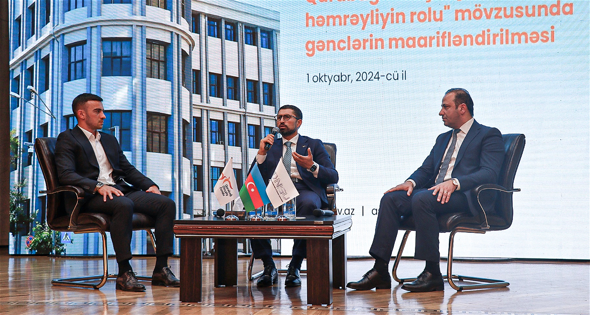 ADNSU tələbələri ilə “Qarabağın dirçəlişində həmrəyliyin rolu” mövzusunda görüş keçirilib