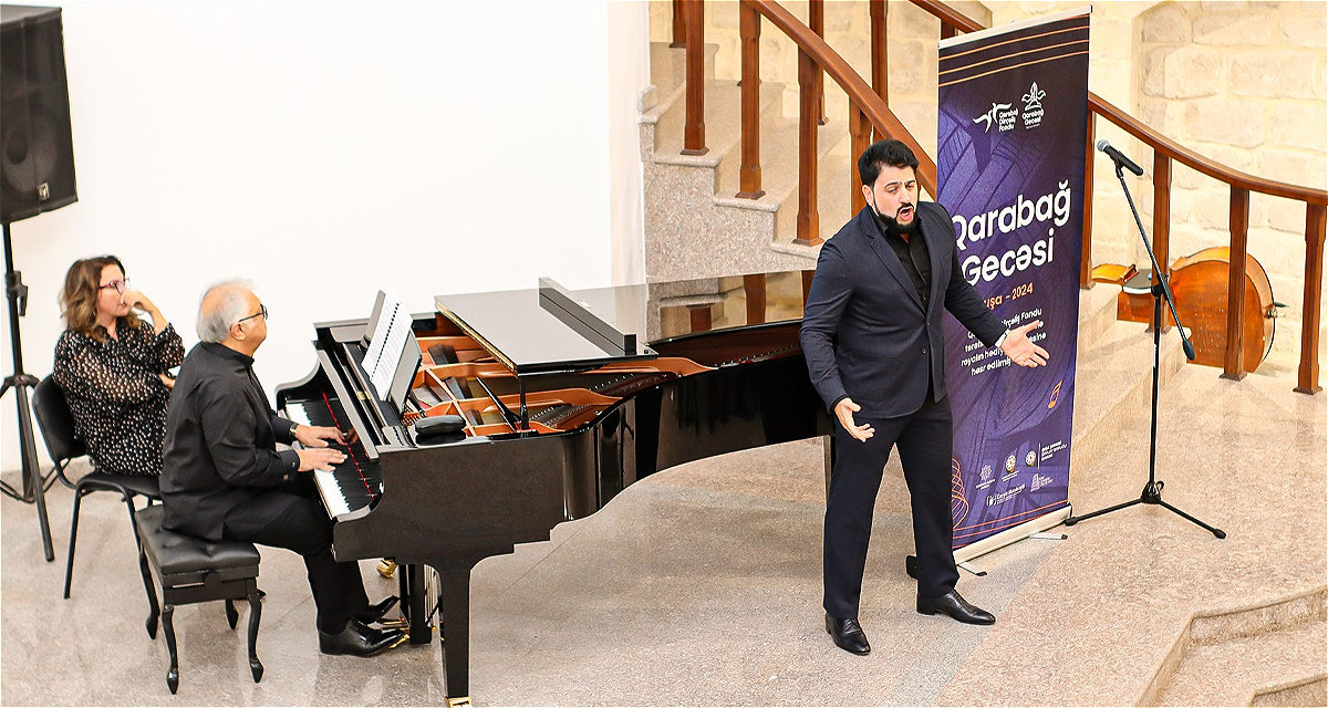 The KRF held the "Night of Karabakh" concert to mark the donation of a grand piano to the city of Shusha