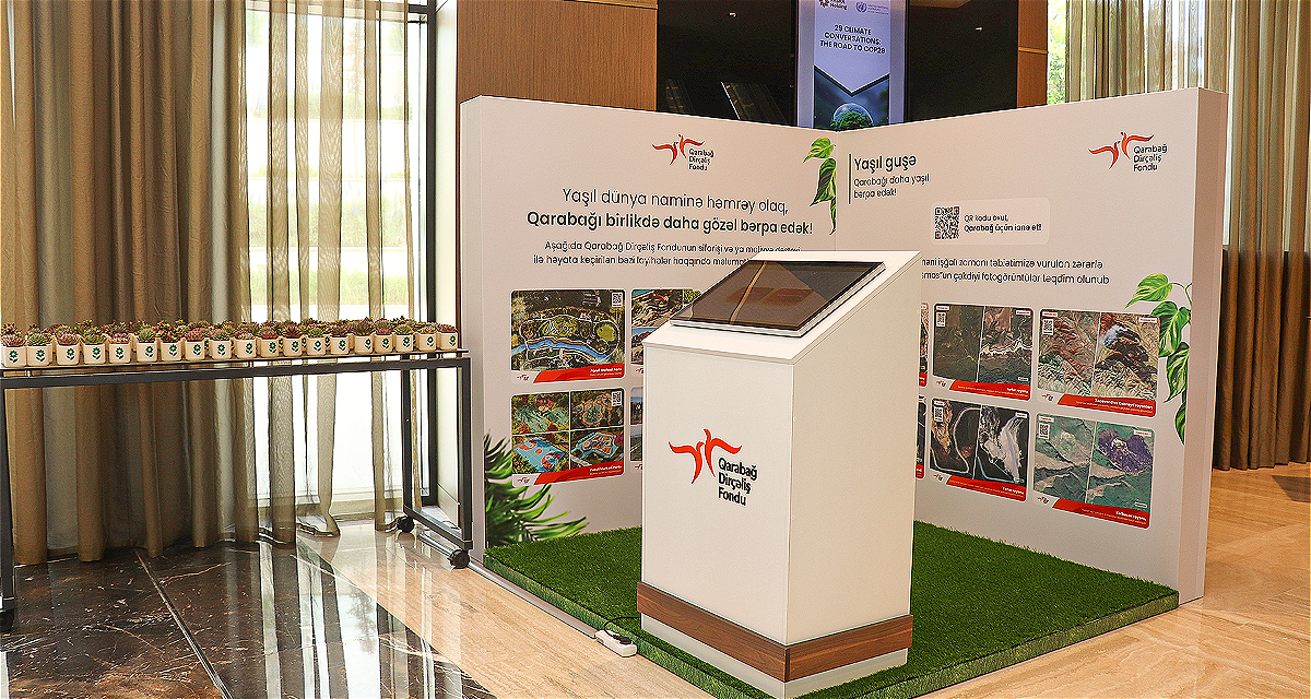 Karabakh Revival Fund participated in the "Green Pavilion" at the event "Road to COP29" organized by "PASHA Holding" and the UN in Azerbaijan