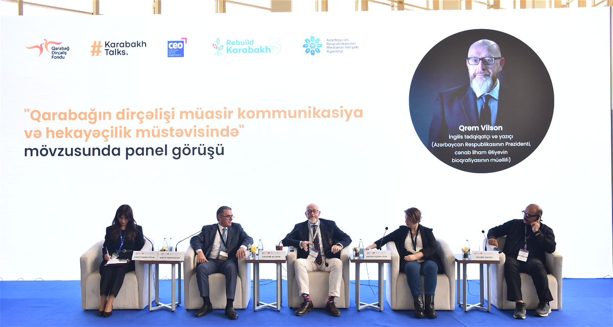 “Qarabağın dirçəlişi müasir kommunikasiya və hekayəçilik müstəvisində” mövzusunda panel müzakirəsi keçirilib