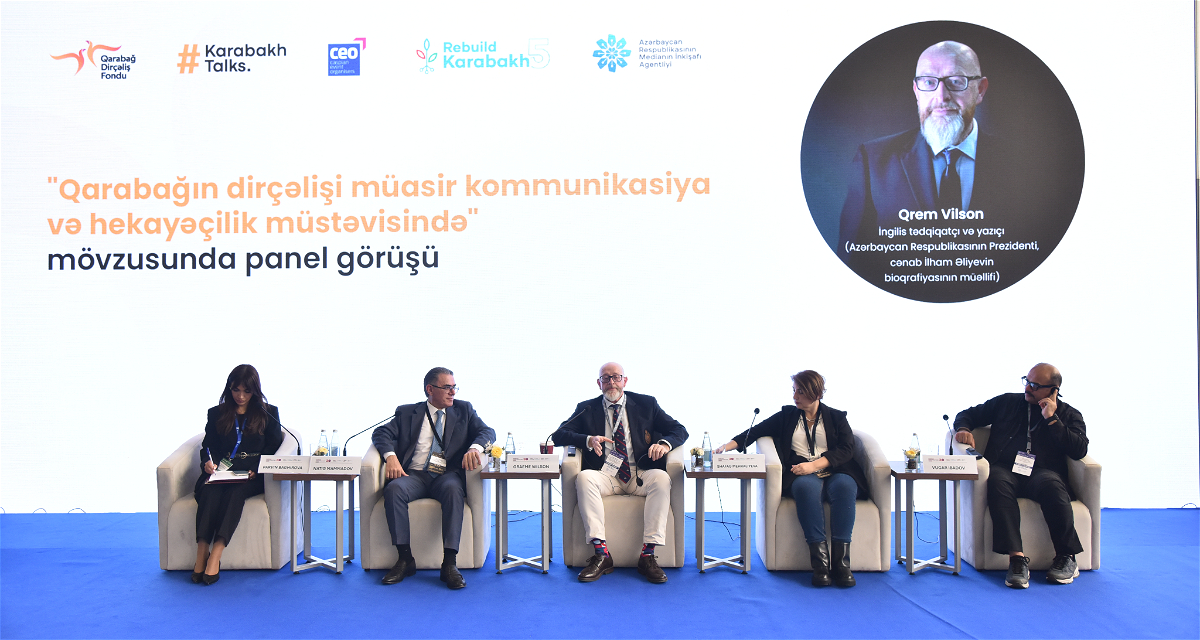 “Qarabağın dirçəlişi müasir kommunikasiya və hekayəçilik müstəvisində” mövzusunda panel müzakirəsi keçirilib